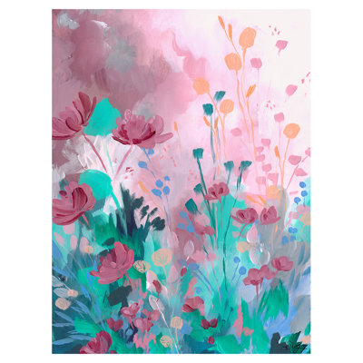 SUSAN NETHERCOTE (FANTAISIE FLORALE LVII) 60X80 CANVAS - Wrapped Canvas Canvas