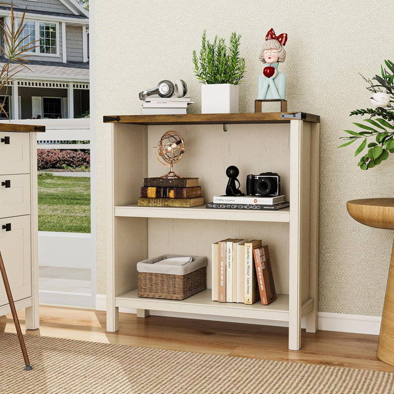 Ensemble de bureau 2 pièces, 30 po de hauteur et 43 po de hauteur, Blanc