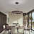 Reiser Dimmable 1-Light LED Chandelier with Remote Control, Industrial Rustic Modern Lighting-66639783