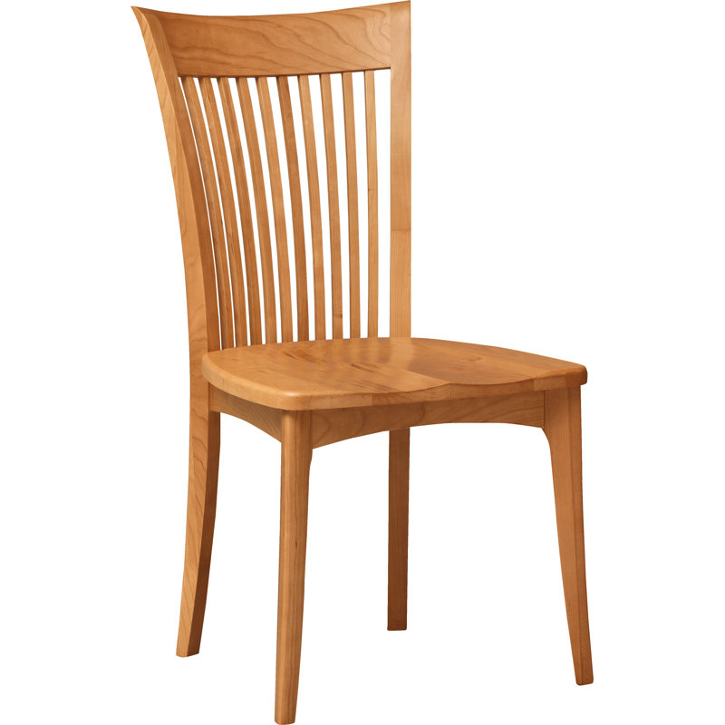 Sarah Solid Wood Dining Chair, Natural Cherry