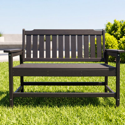 Banc de patio en PEHD toutes saisons