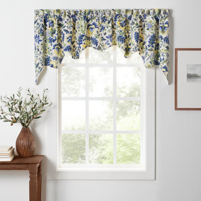 Regency Cotton Floral Swag Window Valance