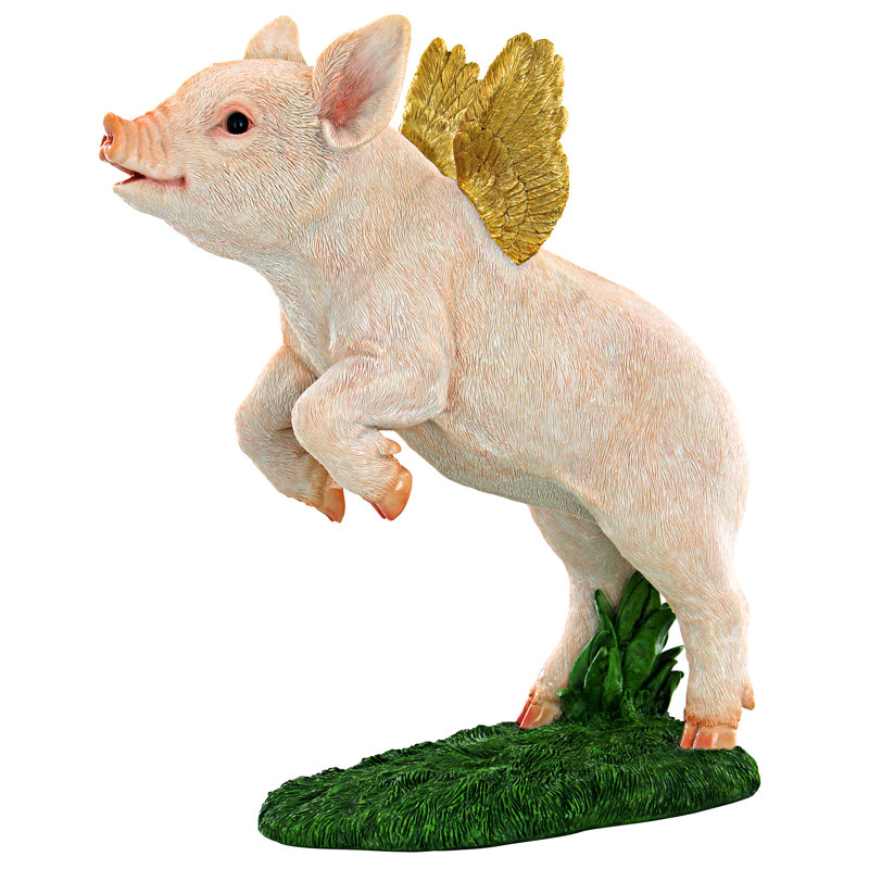 Statue de jardin «When Pig Fly»