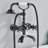2 Handle Wall Clawfoot Tub Faucet