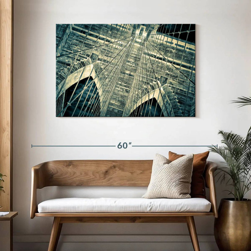 Lilie Brooklyn Bridge At An Angle, 30" H x 45" W