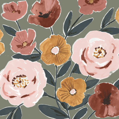 Fair Flowers I by Victoria Borges - Wrapped Canvas Painting