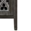 Armoire antique noire à quatre portes creuses - rangement flexible pour le salon, la télévision avec le matériel de la salle de 4 portes et le panneau ventilé-1290128395