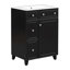 Meuble-lavabo de 24 pouces avec lavabo en céramique, idéal pour les petites salles de bain-110488857