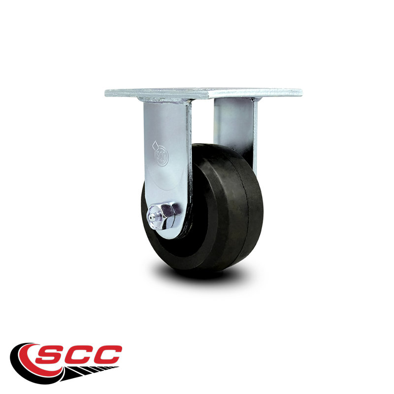 Rubber on Steel Caster
