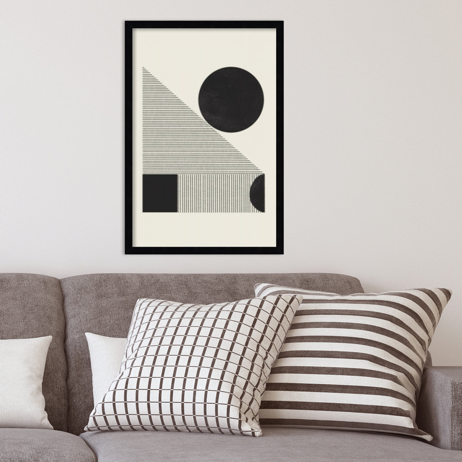 Composition IX by Miuus Studio, Black Framed, 17" W x 25" H