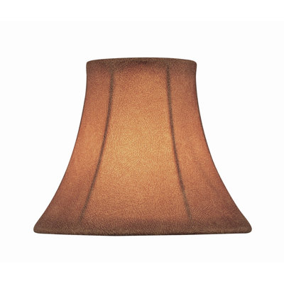 Abat-jour en tissu de style candélabre en tissu H 4 po (attache) brun