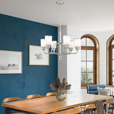 Derrick 6 - Light Dimmable Classic / Traditional Chandelier