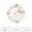 Applique murale 1 lumière Hunter Opaline Crest-131037787