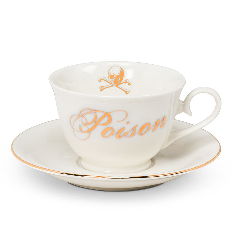 Bone China Teacup and Saucer