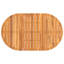 4 - Person Solid Wood Patio Dining Set Oval Table