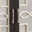 Armoire console au fini noir antique