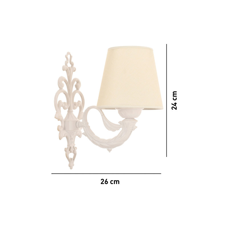 Lampe murale, Blanc