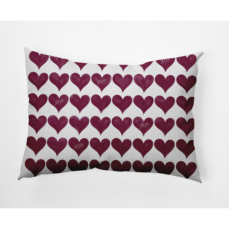 Reversible Throw Pillow, Magenta