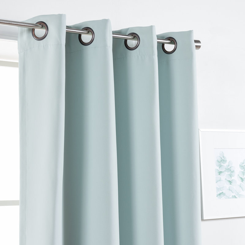 Milesburg Room Darkening Curtain Panel Pair, Mint