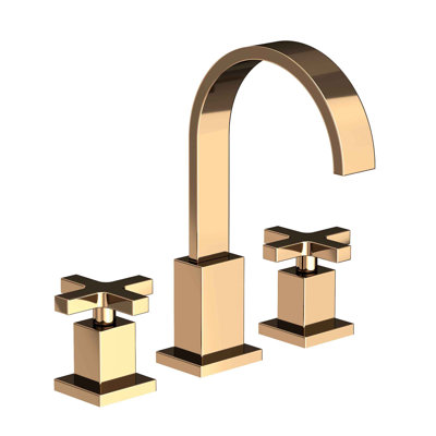 Secant Widespread Bathroom Faucet with Drain Assembly