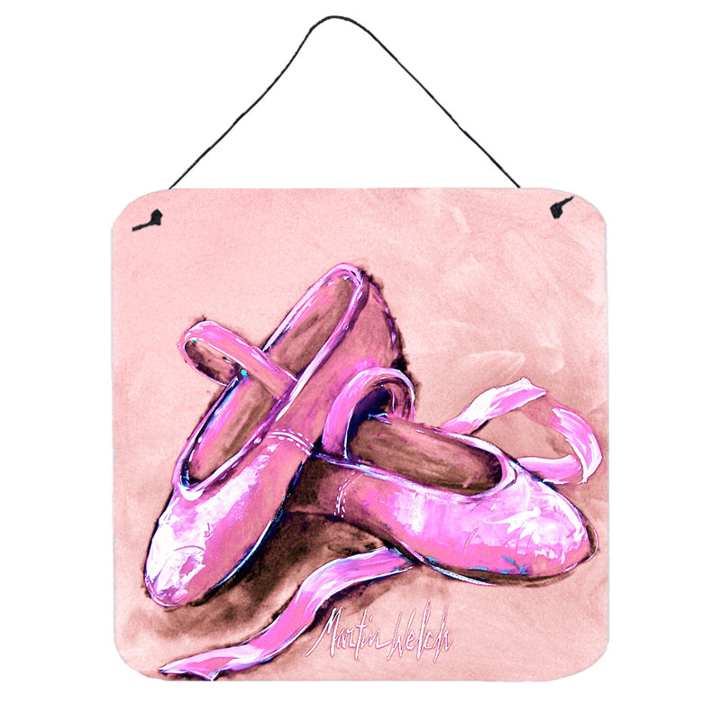 Décoration murale chaussures ballet, Rose