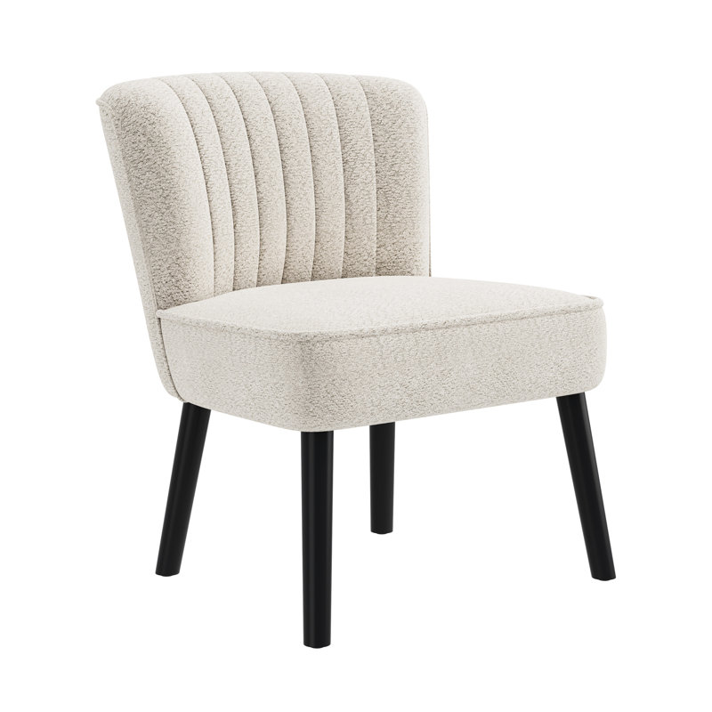 Chaise de chambre de bébé blanche - compacte et confortable pour les petites pièces élégantes avec pieds