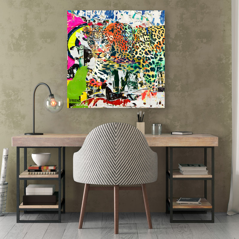 Camouflage #1 (detail) by Eric Chestier - Wrapped Canvas Print, 70cm H x 70cm W x 4cm D