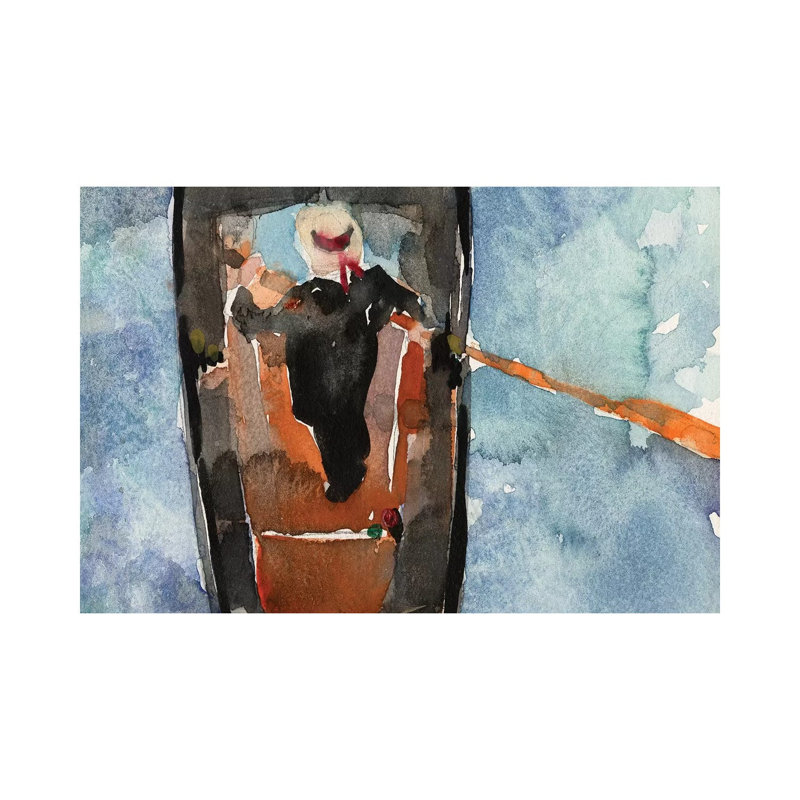 «Above The Gondola II» par Samuel Dixon - Giclée sur toile tendue avec châssis, H 8 po x l 12 po x P 0,75 po