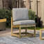 Saroyan Outdoor Armless Lounge Chair-763320890