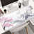 Motif de neige rose