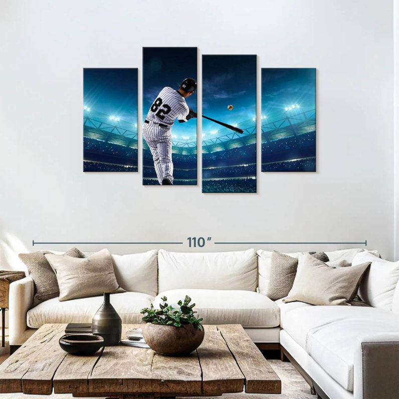 Joueur de baseball professionnel Sireci, H 48 po x l 75 po