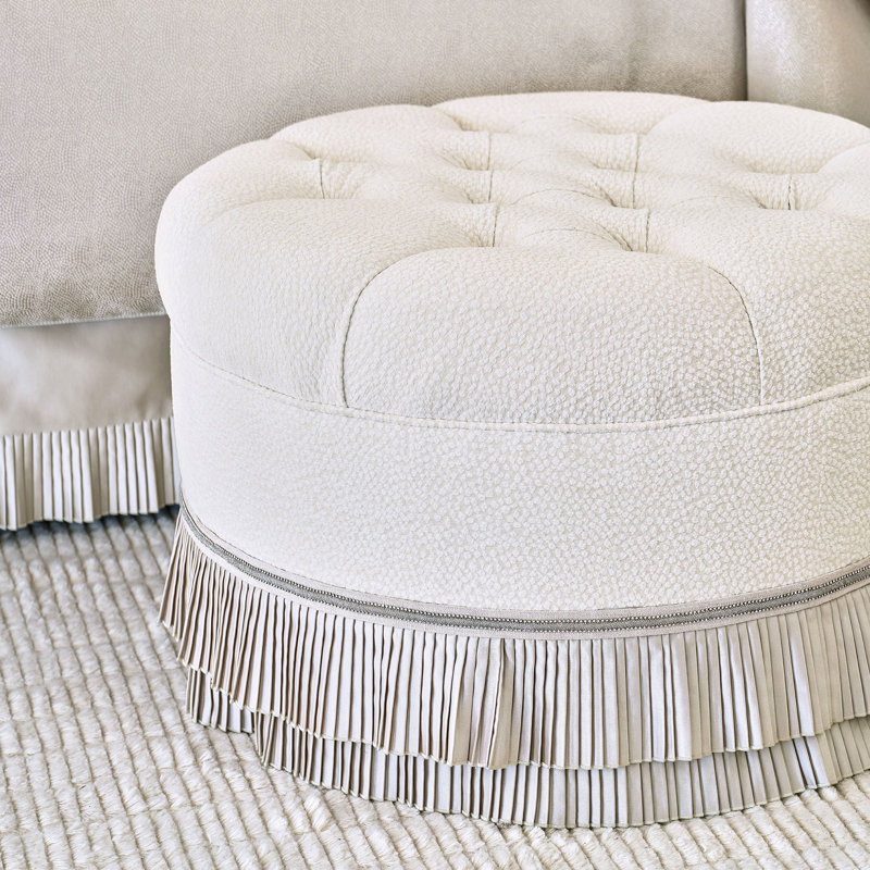 Romilly Round Ottoman