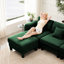 Canapé à 4 places Boucle avec pieds cylindriques en forme de coquillage, design moderne pour les espaces de vie, coussins de dossier moelleux, pièce distinctive, chambre à coucher, bureau ou salon, confort de fabrication-1368026706