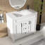 36'' Freestanding Bathroom Vanity With Resin Sink-2144402226