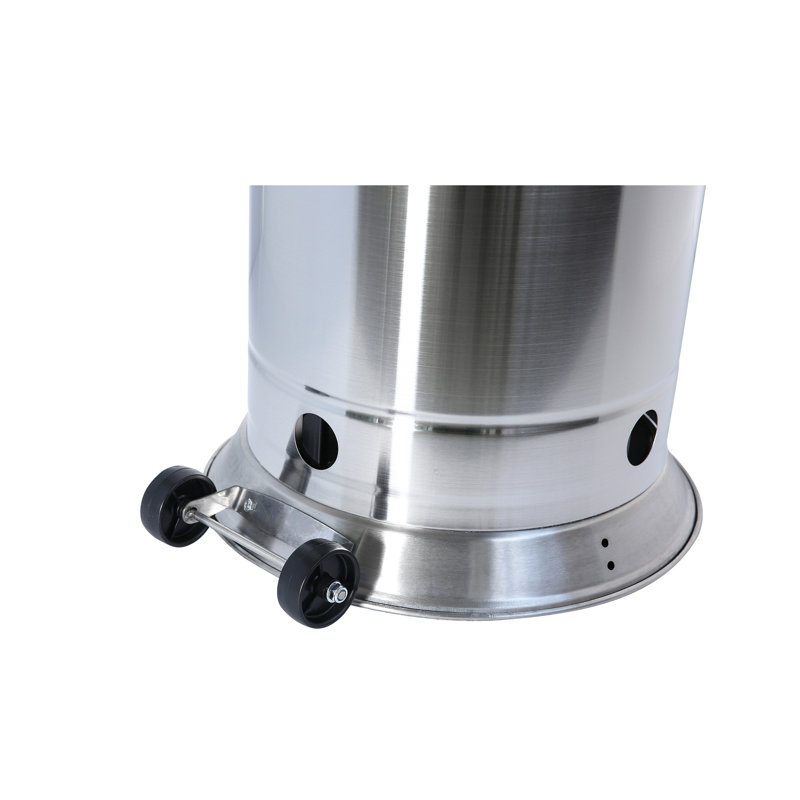 Chauffe-terrasse au propane 47 000 BTU, Acier inoxydable