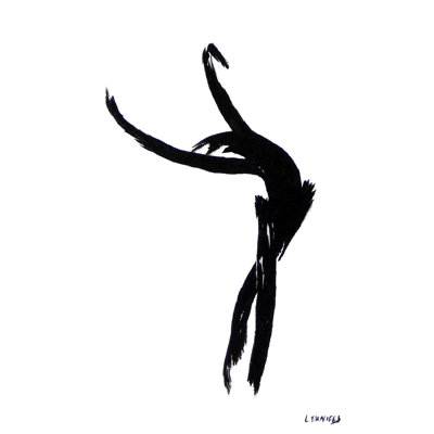 Fluid Fellow Print by Lisa Daniels