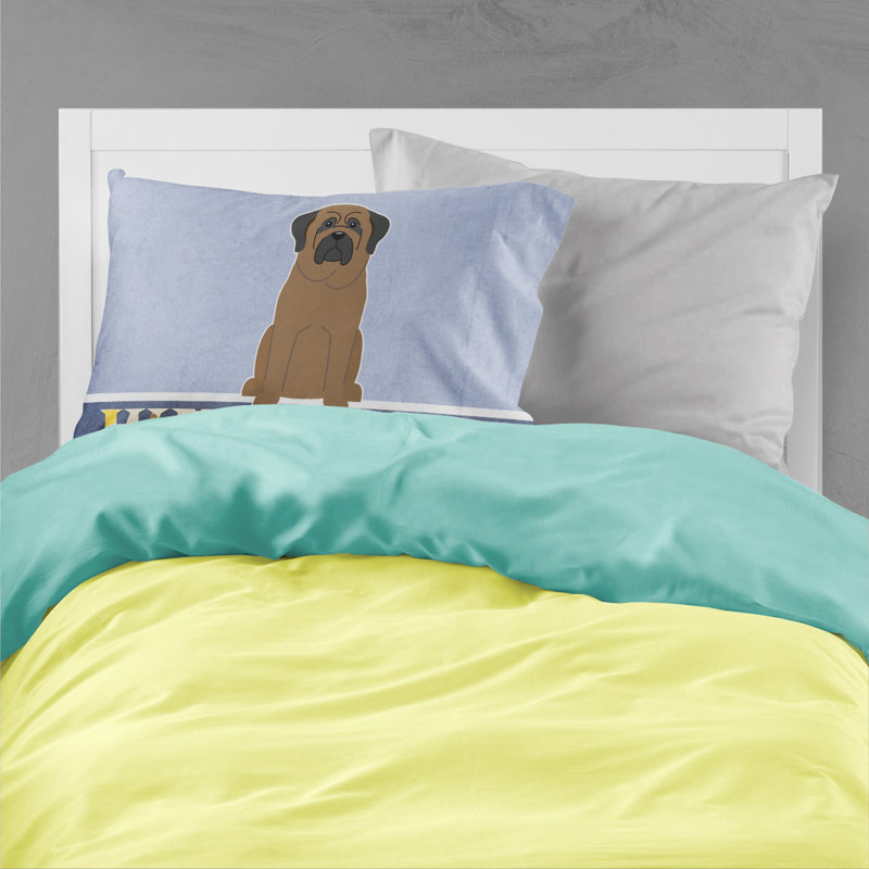 Taie d’oreiller welcome, Bull-mastiff