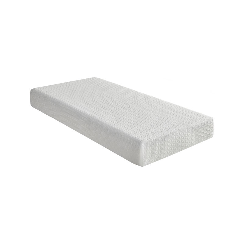 Bed Mattress Gel-Infused Memory Foam Mattress, Firm, White, Mattress In A Box, Twin, 8"