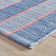 Camden Striped Handmade Flatweave Cotton Area Rug in Blue/Red