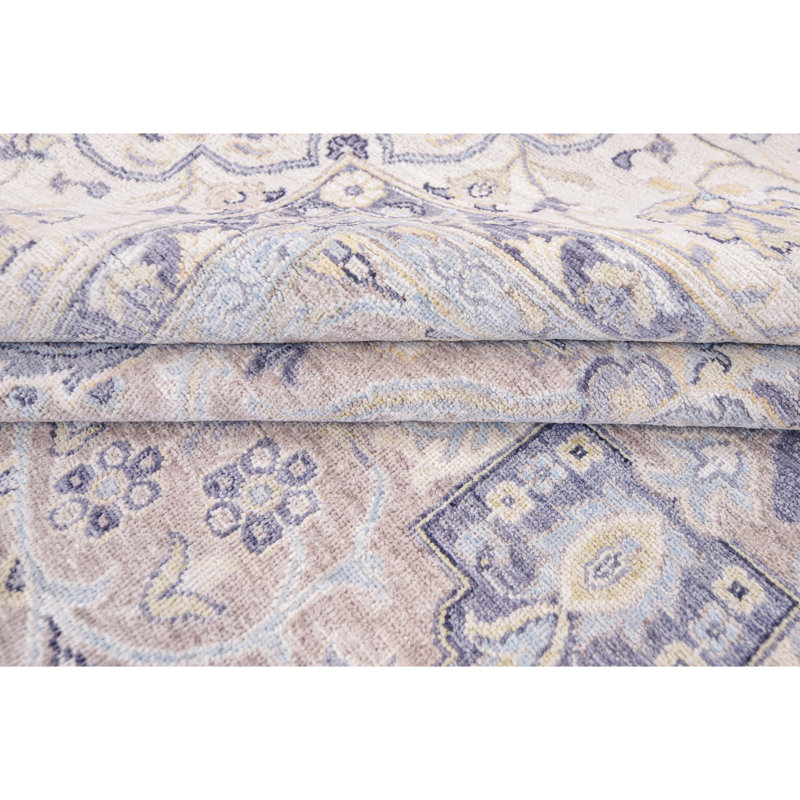 One-of-a-Kind 9'9" x 13'6" Area Rug in Light Brown/Gray/Beige/Light Green