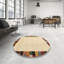 Tapis contemporain beige / jaune-1386865882
