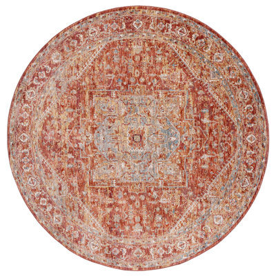 Tapis oriental rouille