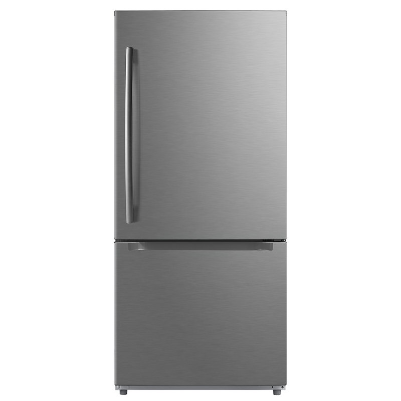 Réfrigérateur à congélateur inférieur 29,5 po Moffat, Acier inoxydable