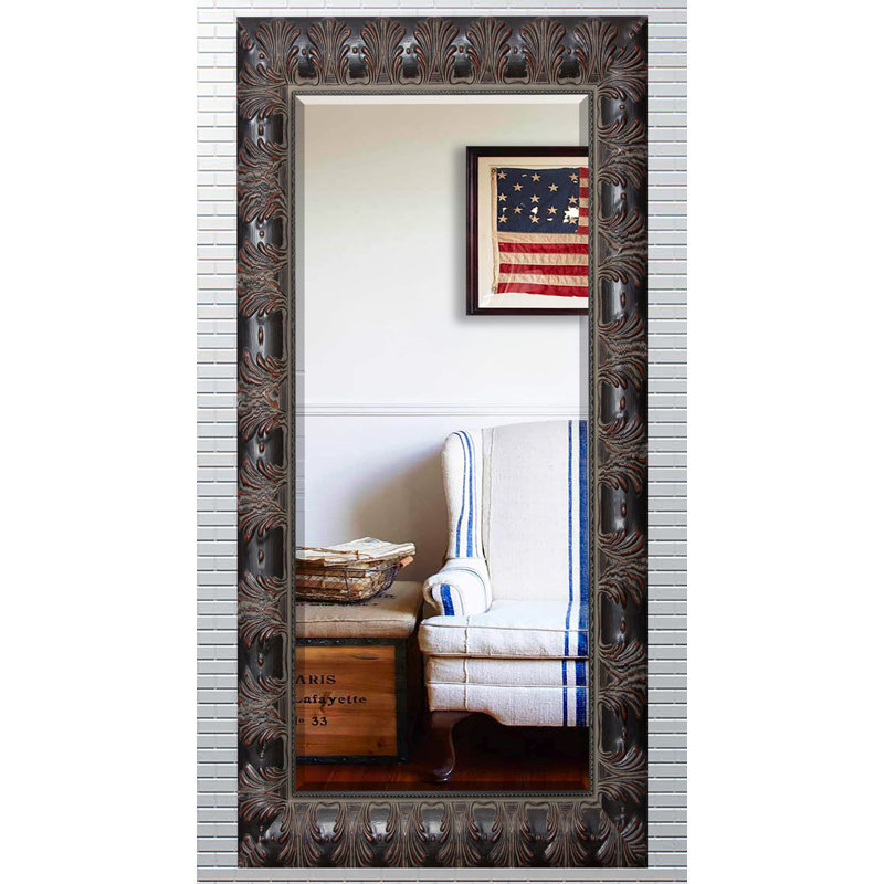 Solid Wood Flat Mirror, 72" H x 32" W
