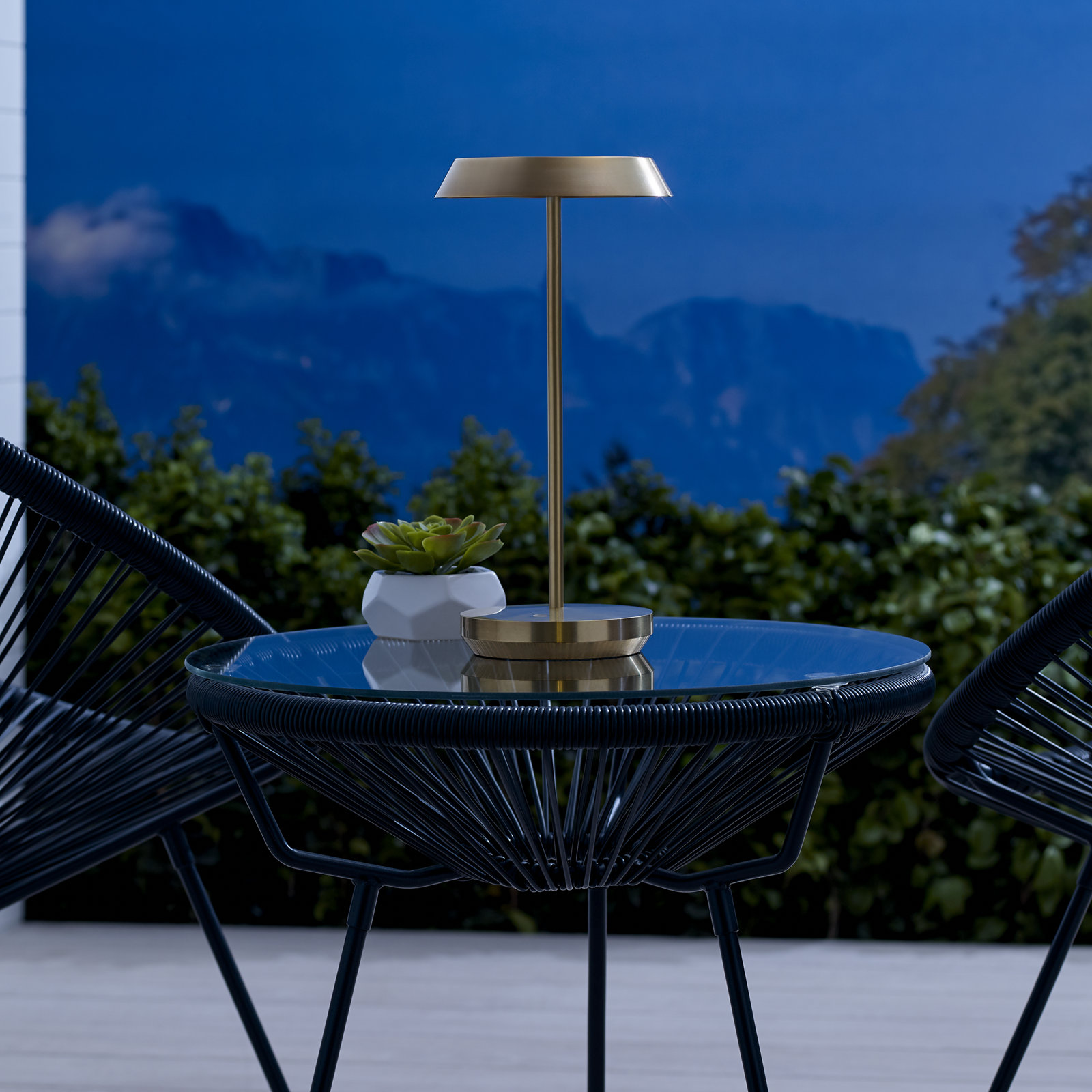 Tepa Novelty Lamp, Natural Brass