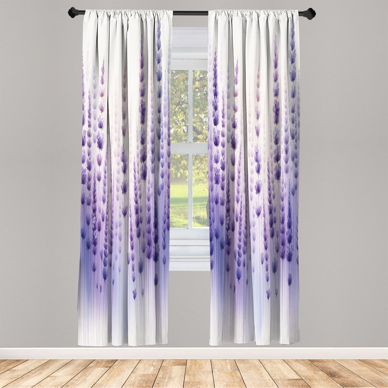 Semi Sheer Curtain, 56" W x 63" L