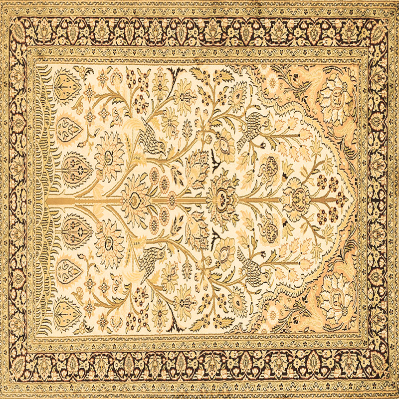 Lyria Washable Oriental Indoor Rug, Square 8'