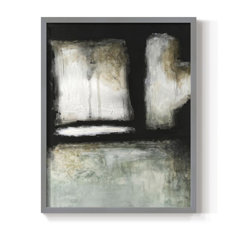 Reproduction encadrée Penumbra IV - bois massif, H 11 po x l 9 po, Cadre gris