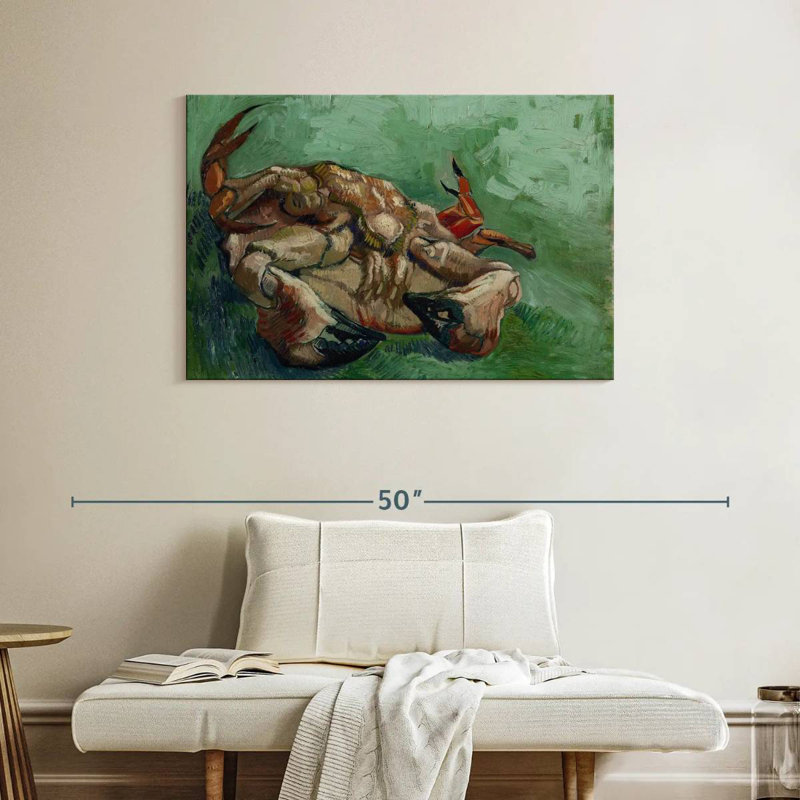 Brampt Crab On Its Back, 26" H x 39" W