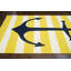 Tapis jaune / noir crocheté à la main Newport News-16773750